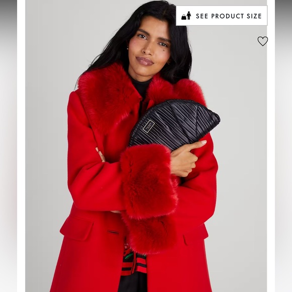 Kate Spade Patisserie Pleated 3d Croissant Clutch In Black - Picture 12 of 13